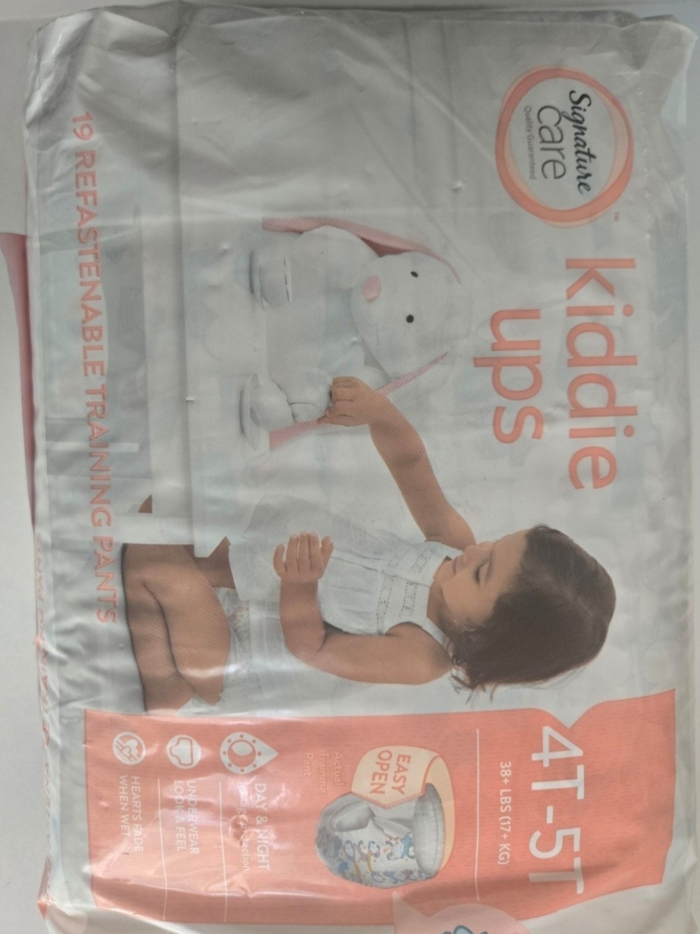 Signature kiddie ups Training Pants - Peach Accents